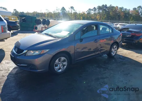 2015 Honda Civic Lx z USA, uszkodzony, nr VIN 2HGFB2F5XFH552582